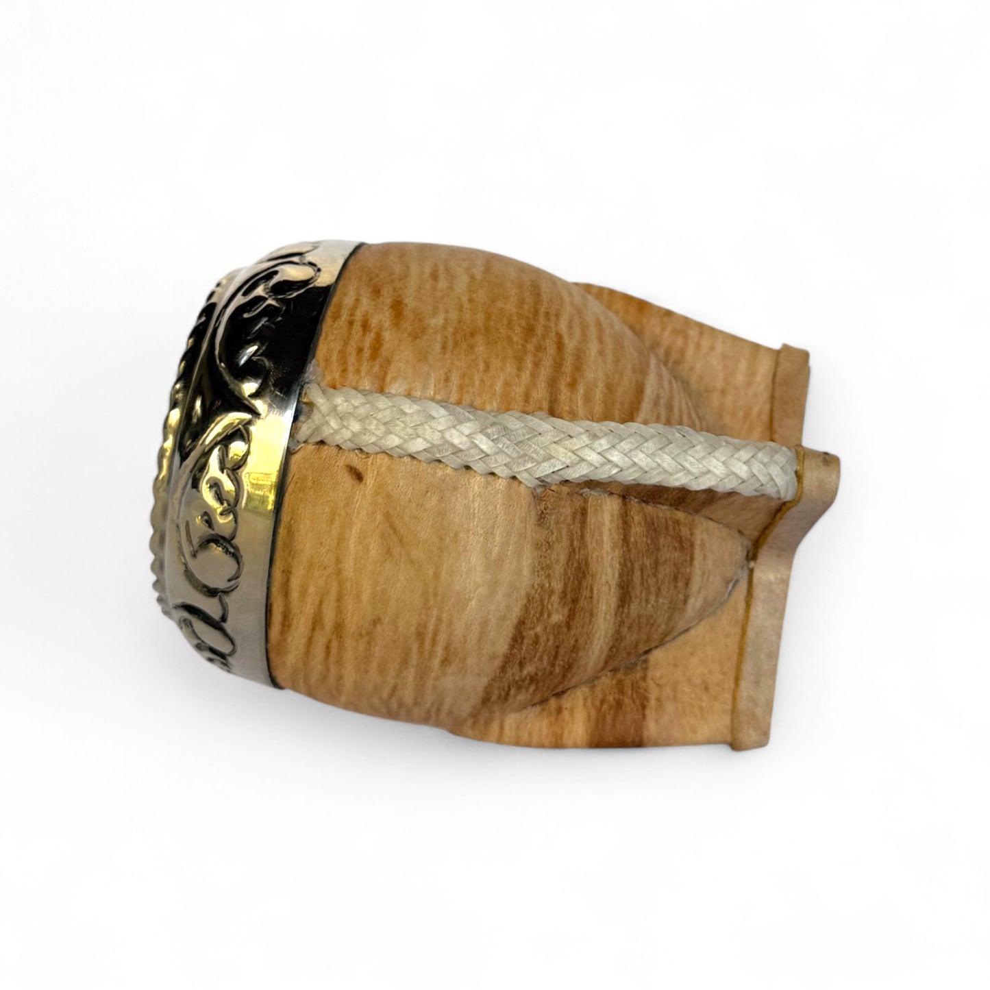 Mate Torpedo Cuoio Crudo con Fleje Alpaca | Premium