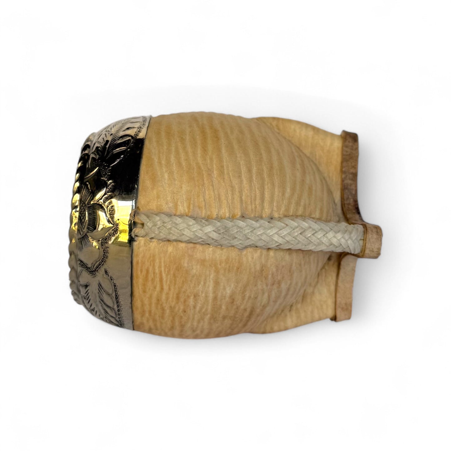 Mate Torpedo Cuoio Crudo con Fleje Alpaca | Premium