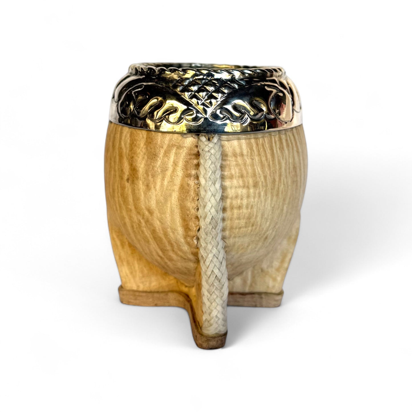 Mate Torpedo Cuoio Crudo con Fleje Alpaca | Premium