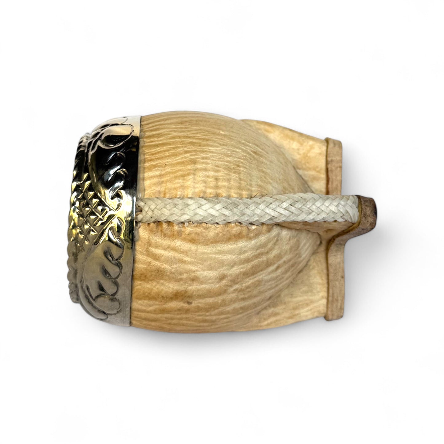 Mate Torpedo Cuoio Crudo con Fleje Alpaca | Premium