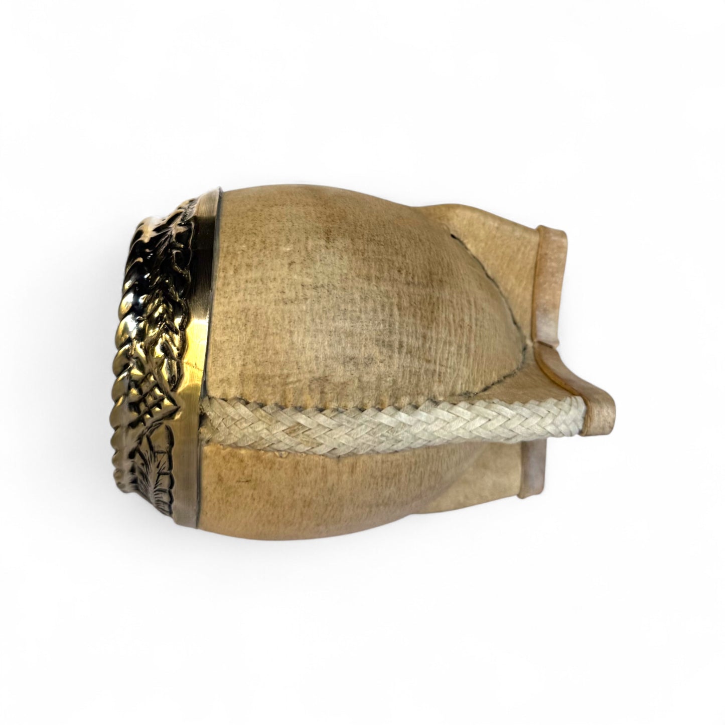 Mate Torpedo Cuoio Crudo con Fleje Alpaca | Premium