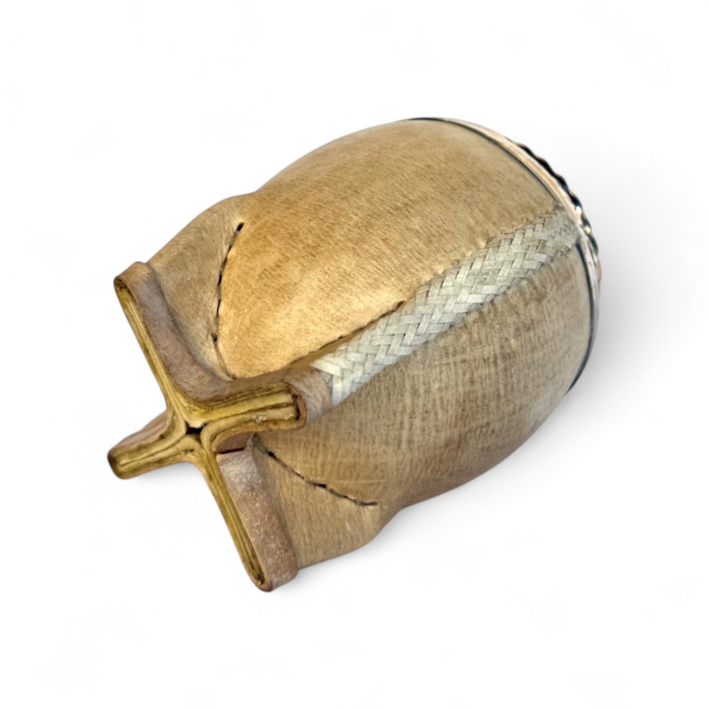 Mate Torpedo Cuoio Crudo con Fleje Alpaca | Premium