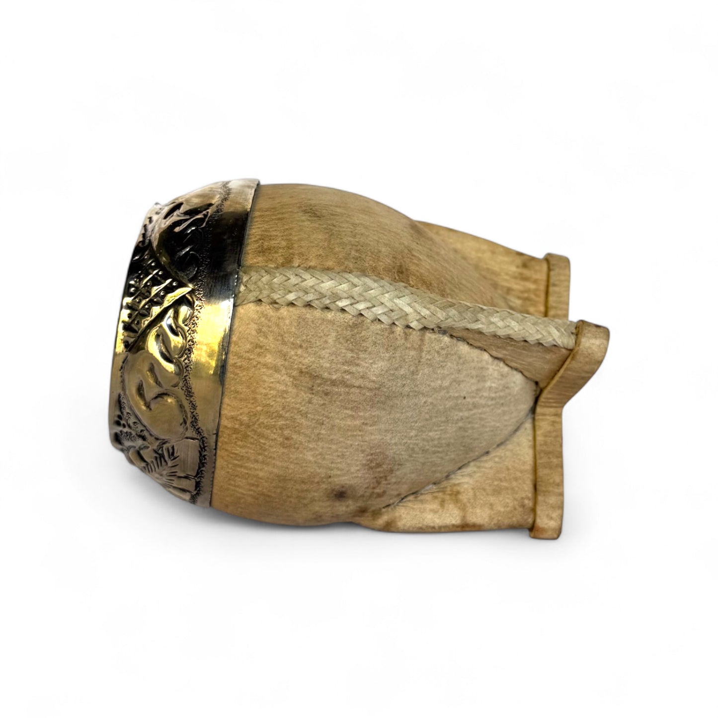 Mate Torpedo Cuoio Crudo con Fleje Alpaca | Premium