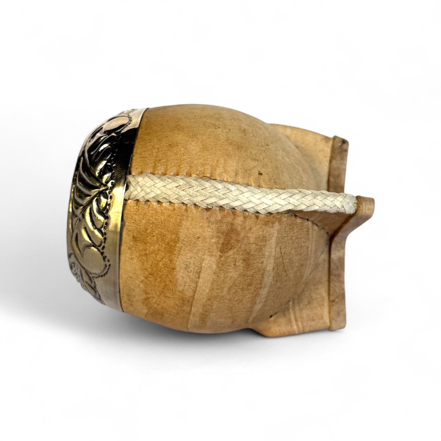 Mate Torpedo Cuoio Crudo con Fleje Alpaca | Premium