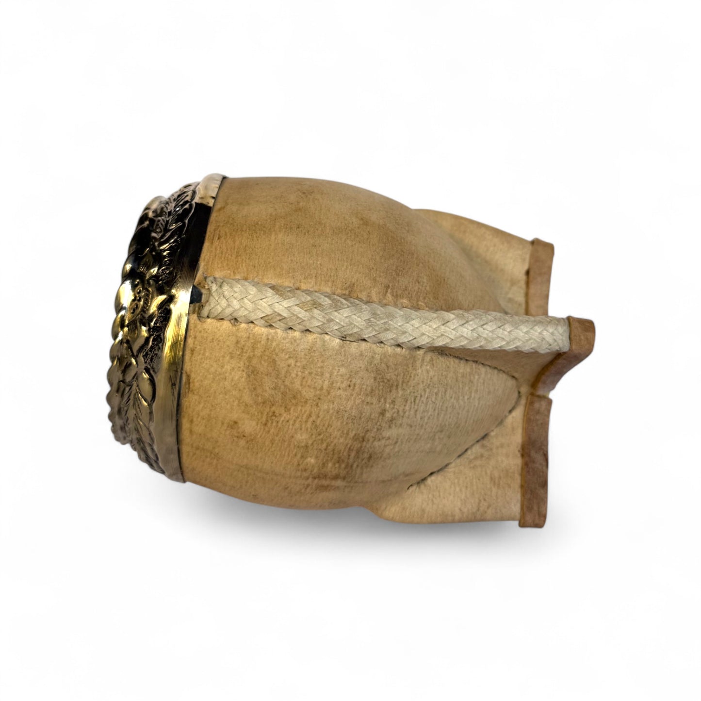 Mate Torpedo Cuoio Crudo con Fleje Alpaca | Premium