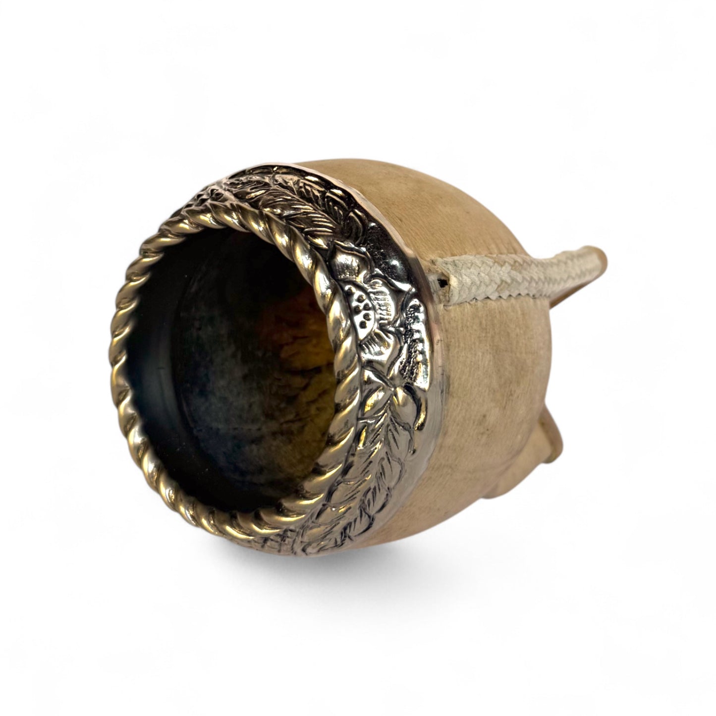 Mate Torpedo Cuoio Crudo con Fleje Alpaca | Premium