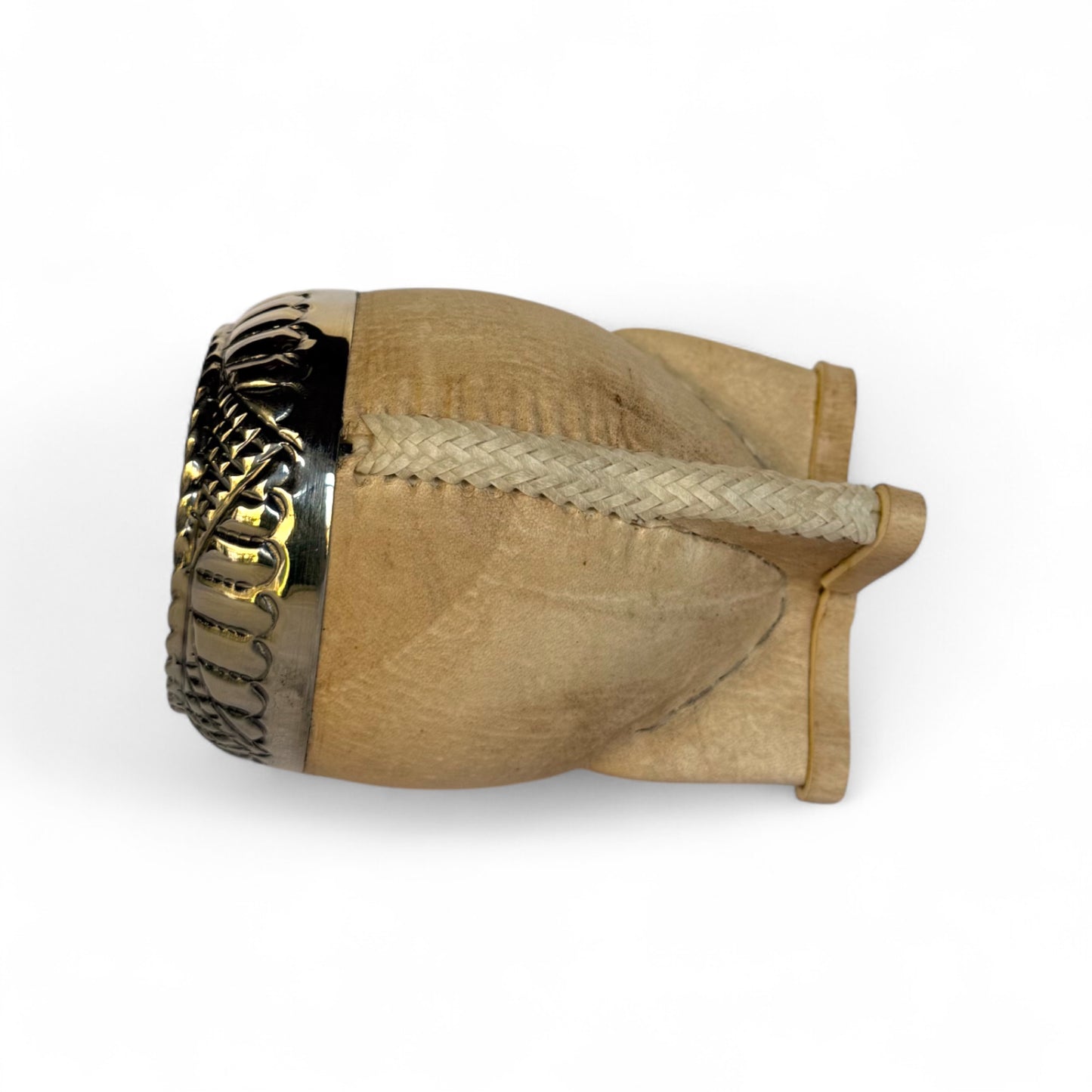 Mate Torpedo Cuoio Crudo con Fleje Alpaca | Premium