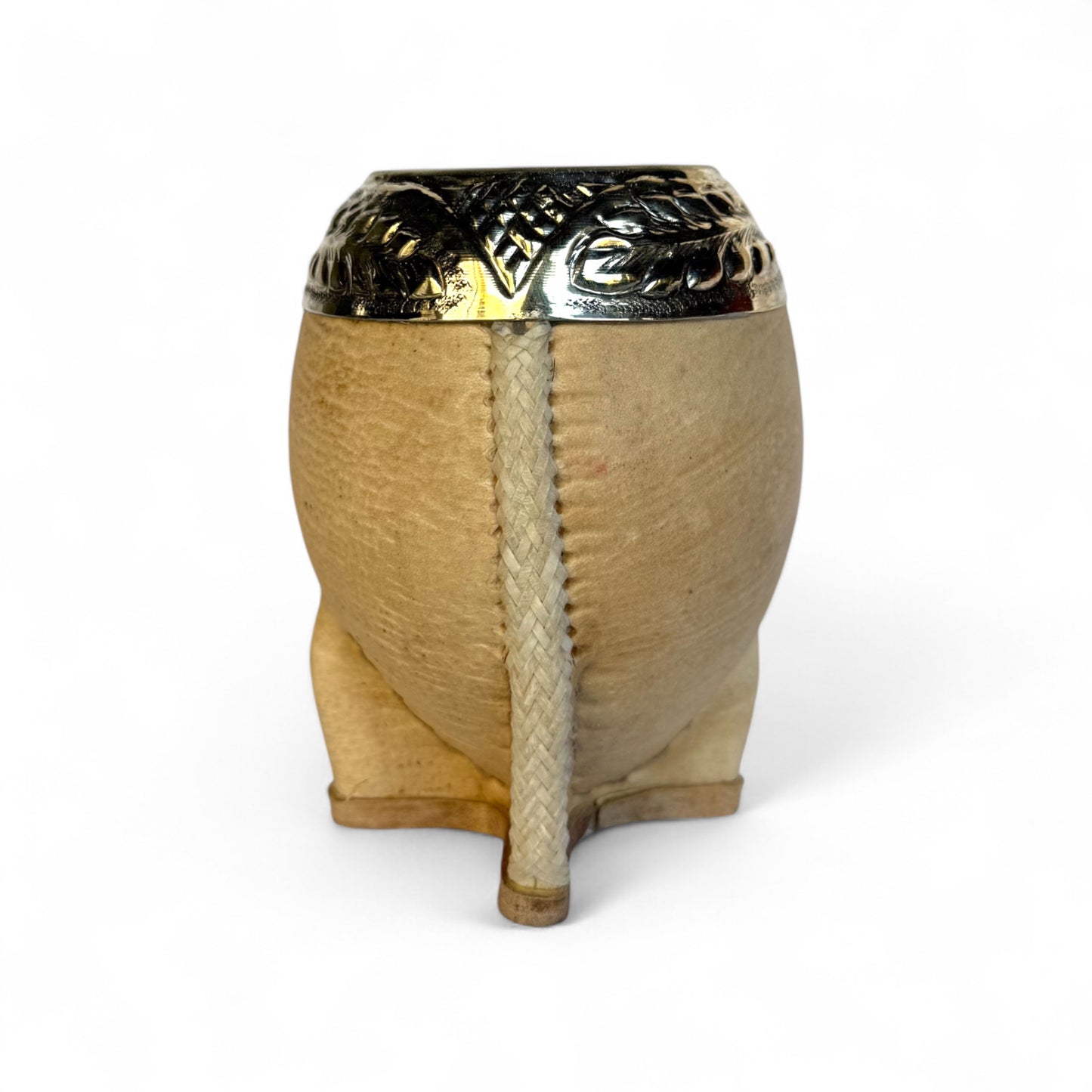 Mate Torpedo Cuoio Crudo con Fleje Alpaca | Premium