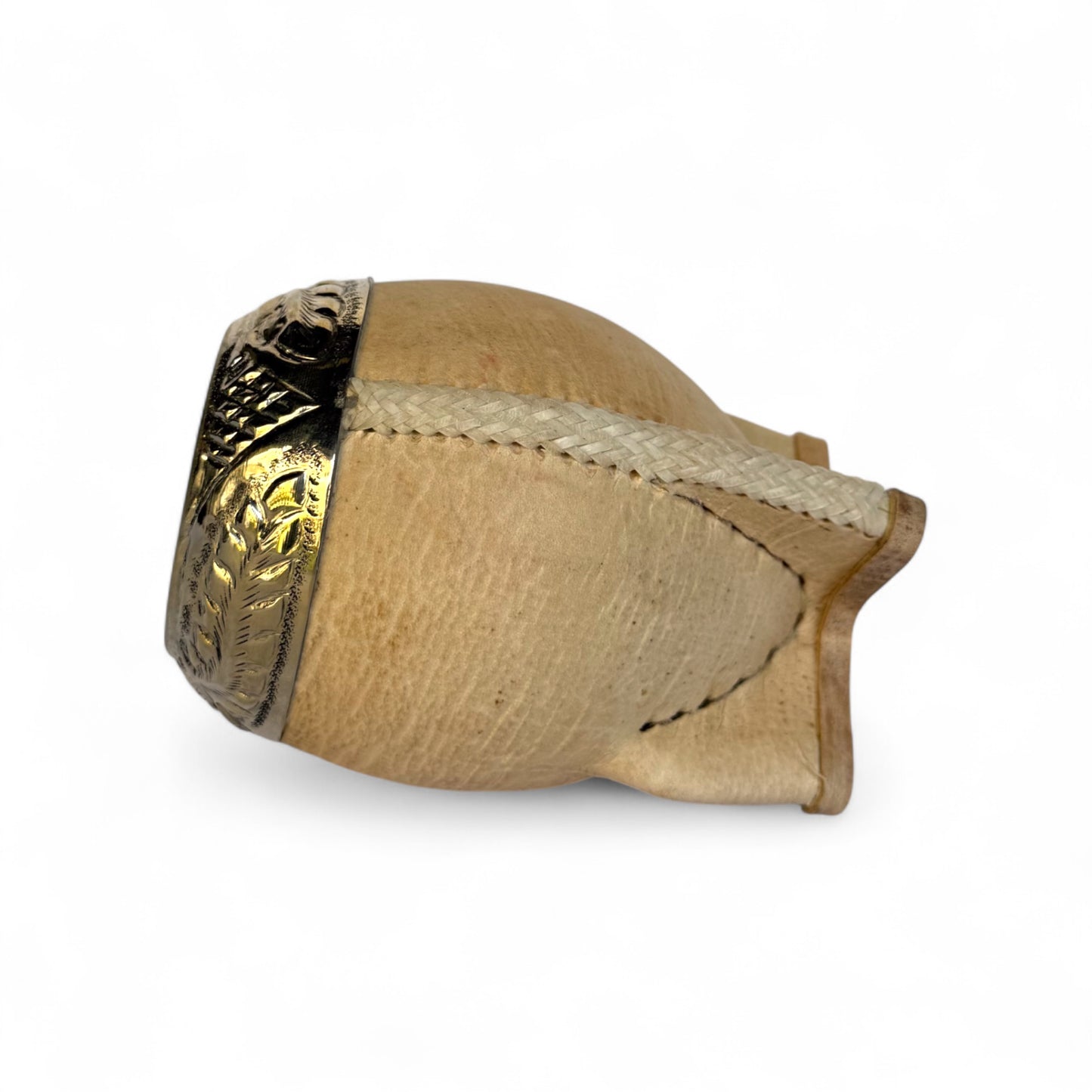 Mate Torpedo Cuoio Crudo con Fleje Alpaca | Premium