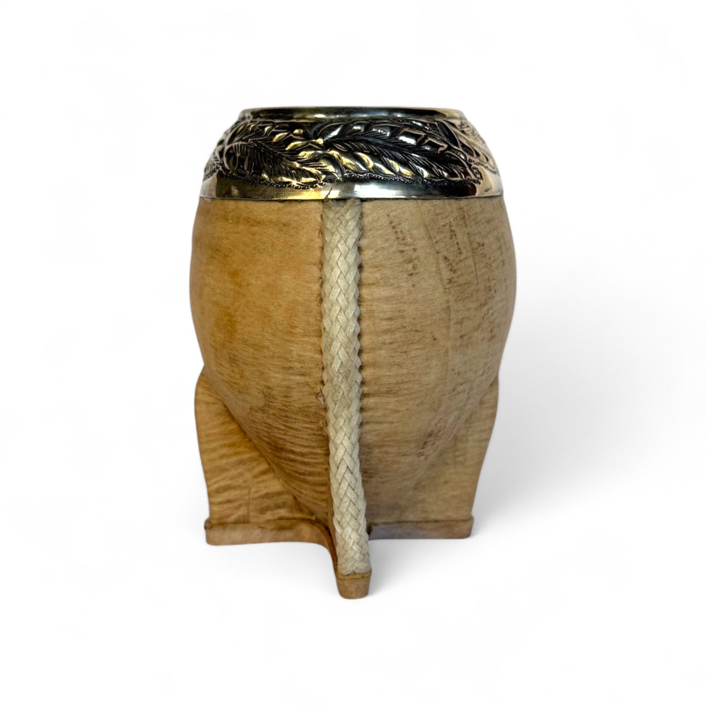 Mate Torpedo Cuoio Crudo con Fleje Alpaca | Premium