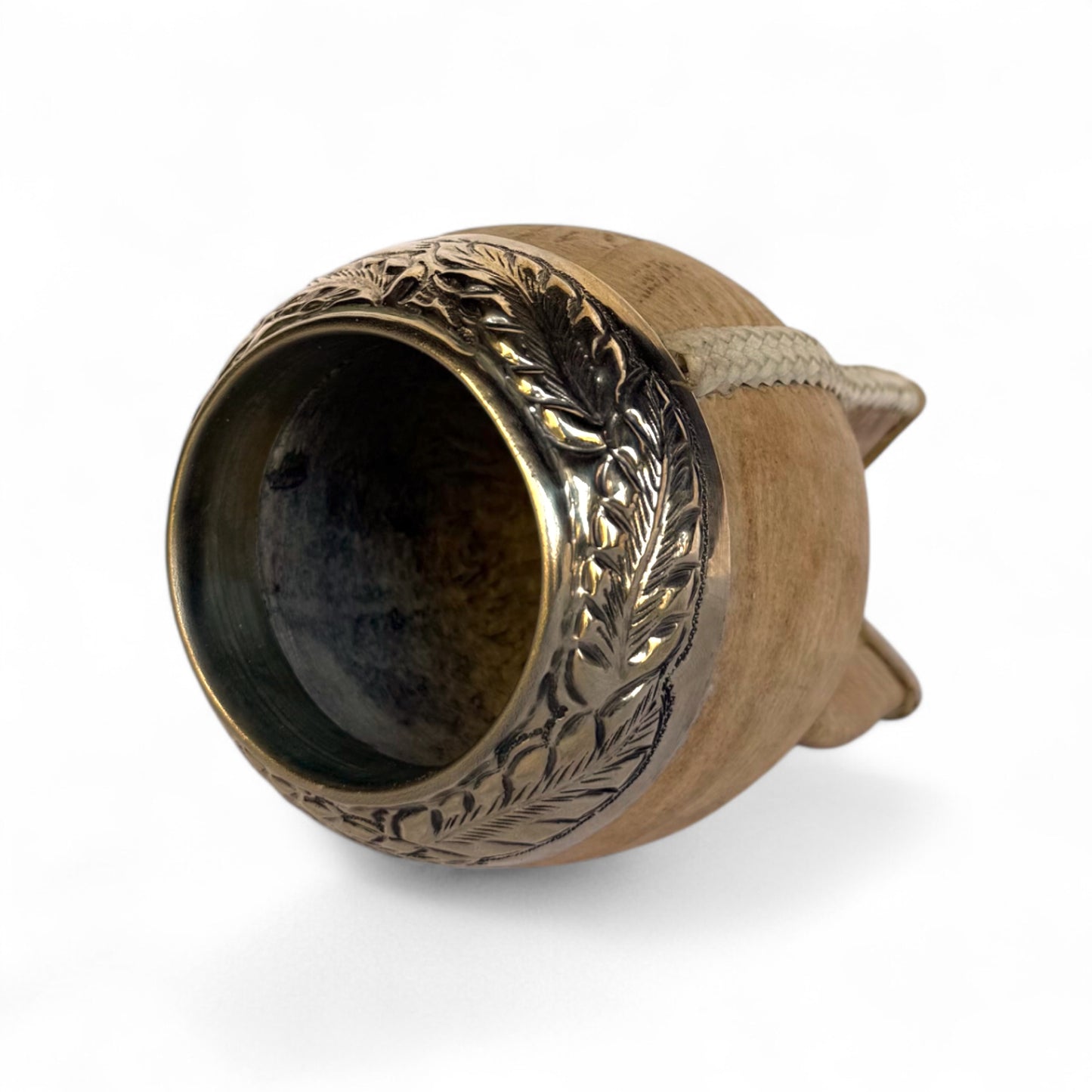 Mate Torpedo Cuoio Crudo con Fleje Alpaca | Premium