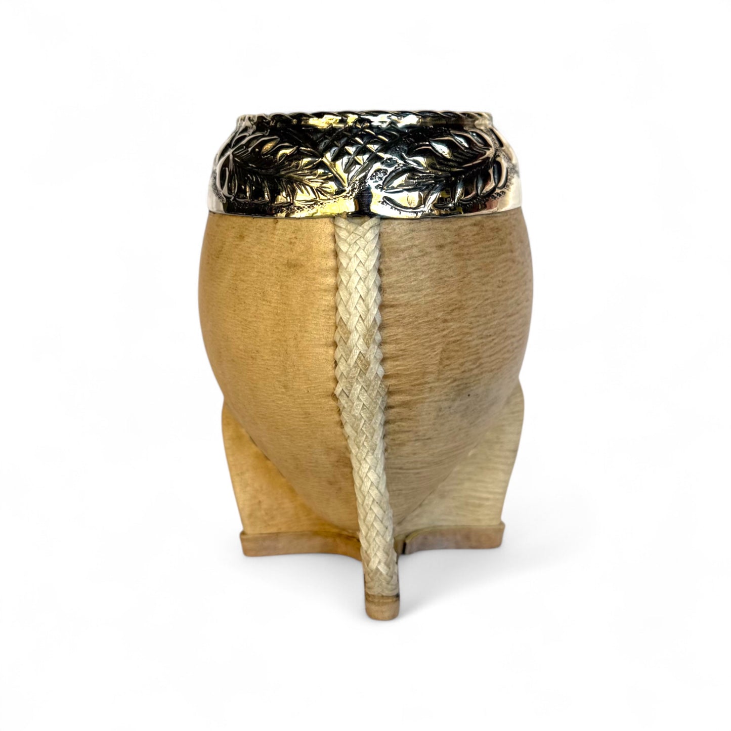 Mate Torpedo Cuoio Crudo con Fleje Alpaca | Premium