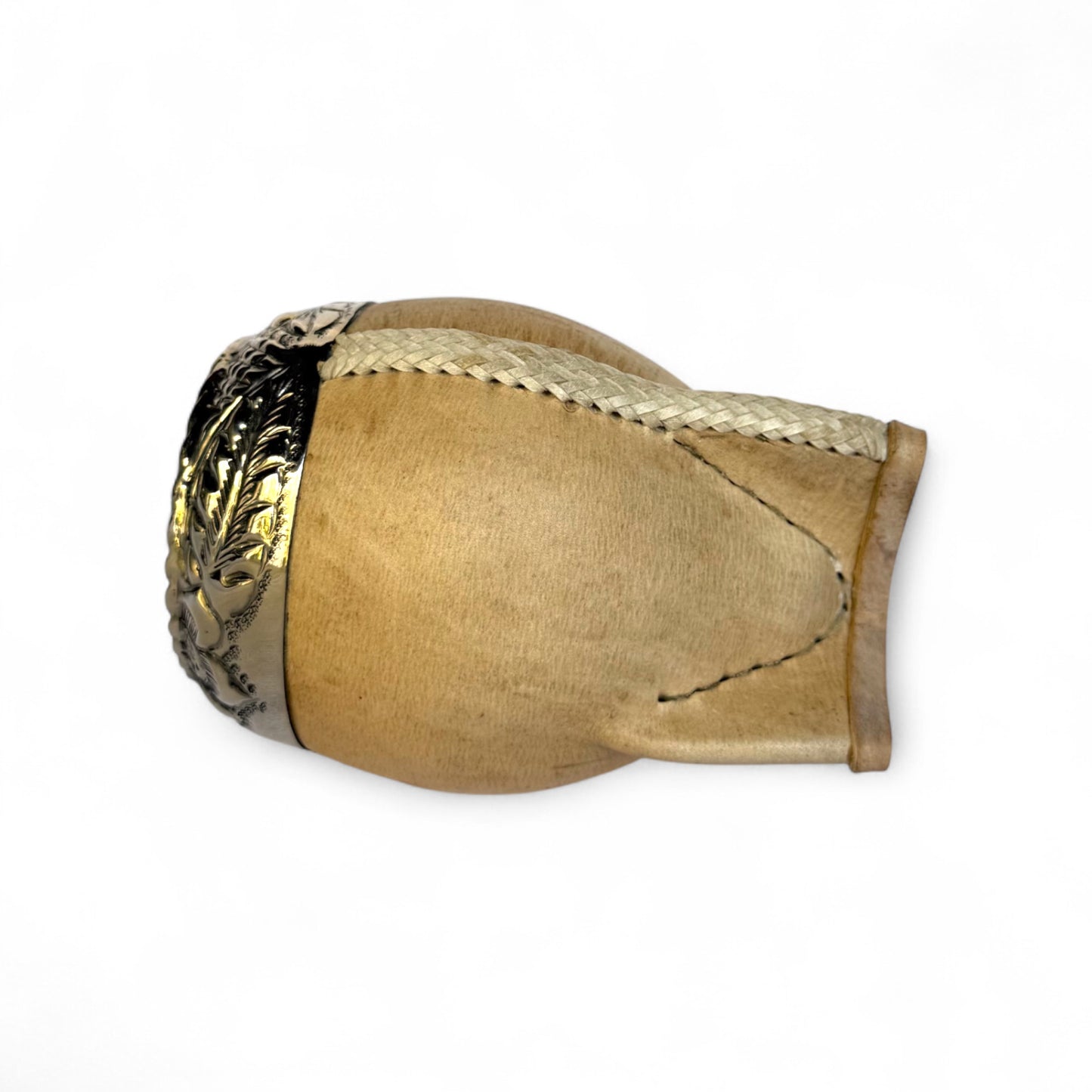 Mate Torpedo Cuoio Crudo con Fleje Alpaca | Premium