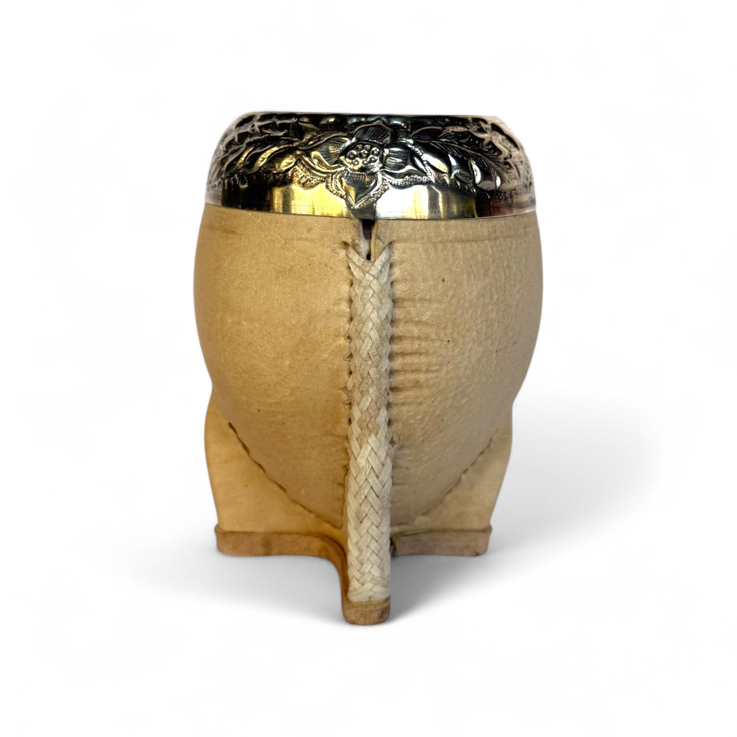 Mate Torpedo Cuoio Crudo con Fleje Alpaca | Premium