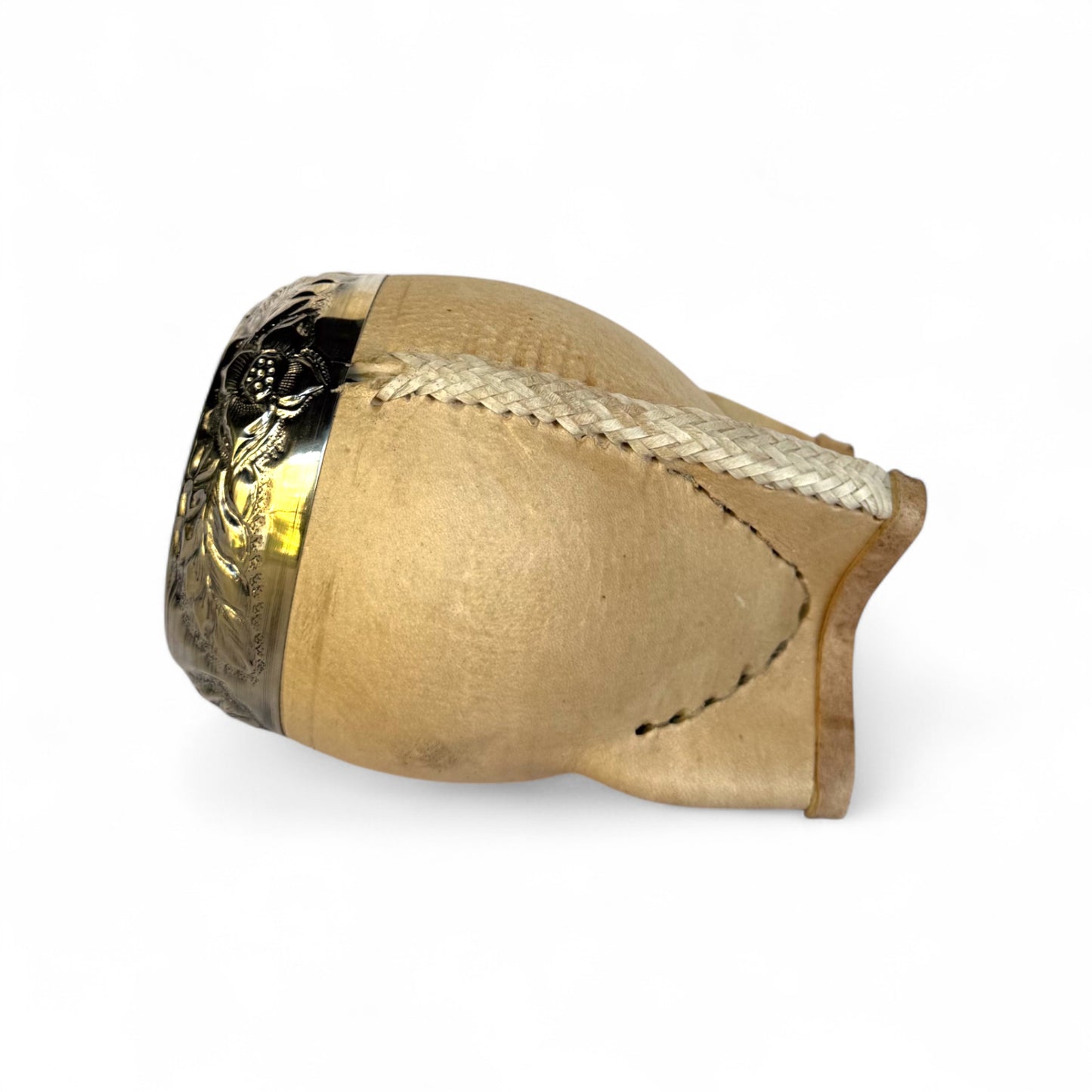 Mate Torpedo Cuoio Crudo con Fleje Alpaca | Premium