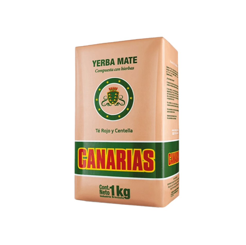 Yerba Mate - Canarias Té Rojo Y Centella 1Kg