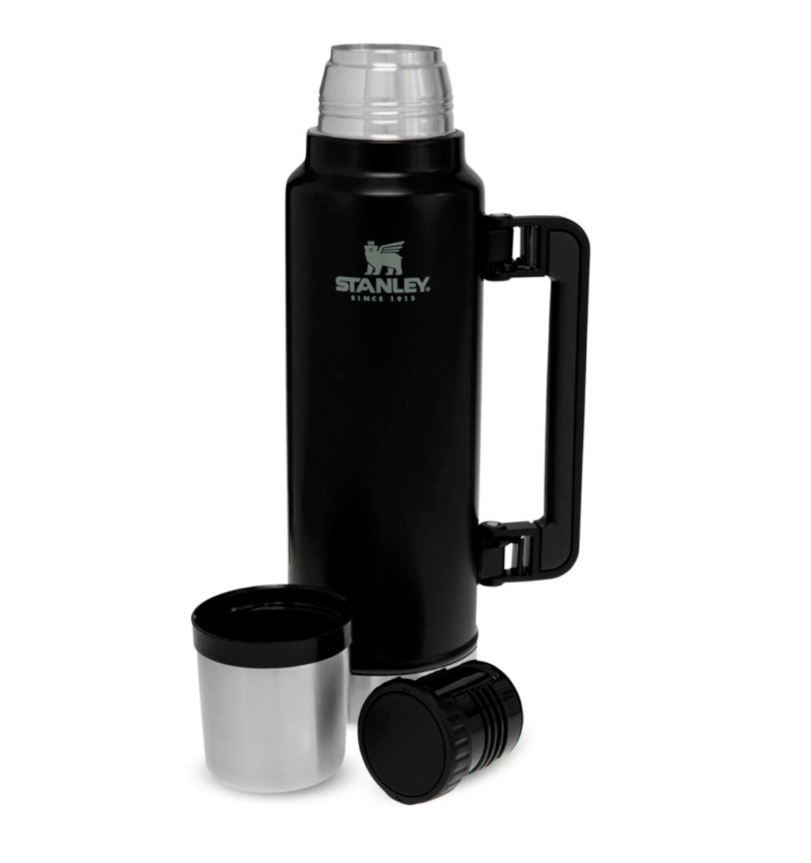 TERMOS STANLEY CLASSIC LEGENDARY BOTTLE "Matte Black Pebble" | 1.5qt  | 1.4L