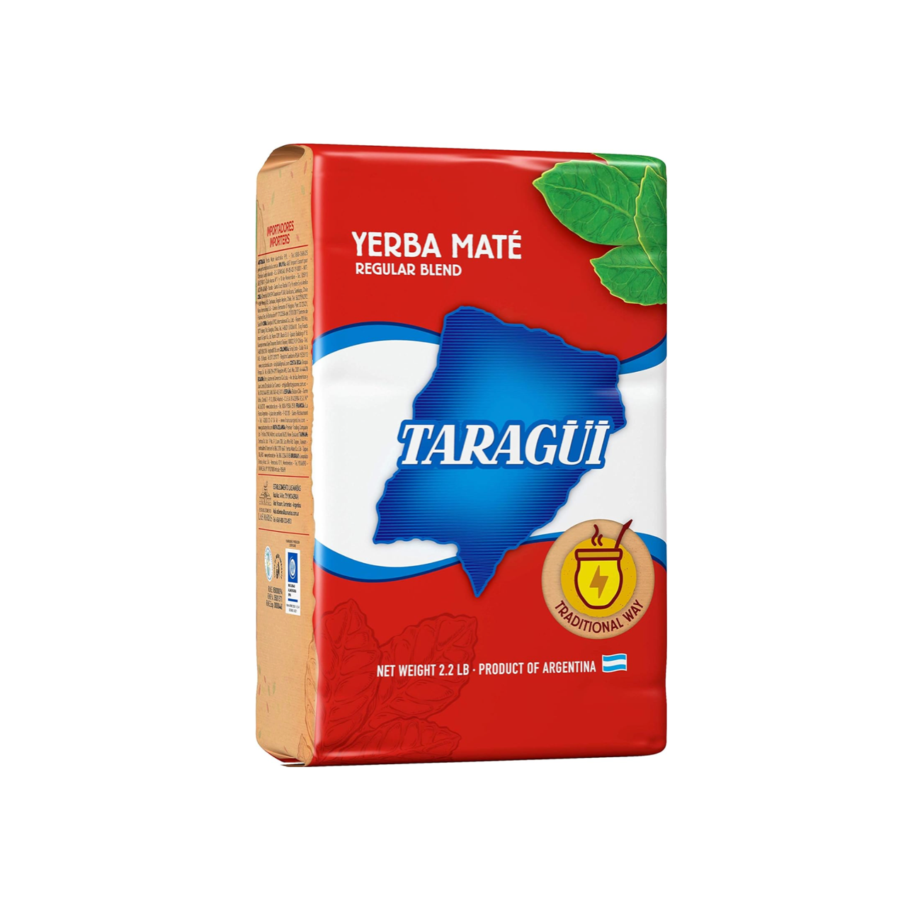 Yerba Mate - TARAGUI TRADICIONAL ELABORADA CON PALO 1 Kg