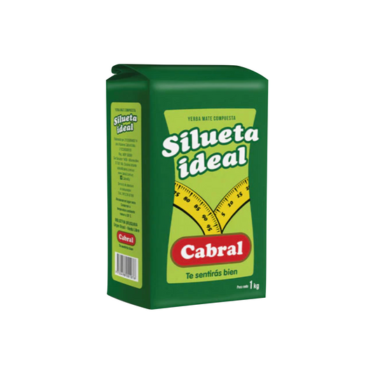 Yerba Mate CABRAL - SILUETA IDEAL 1 Kg.