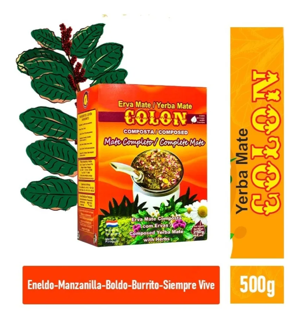 Yerba Mate - COLON Mate Completo 500Gr