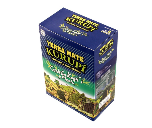 Yerba Mate - Kurupì CEDRON - KAPIÍ - MENTA 500Gr