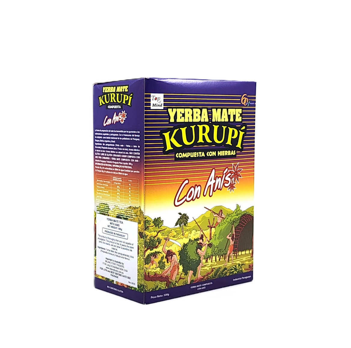 Yerba Mate - KURÍPI ANICE 500 Gr