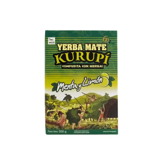 Yerba Mate - KURÍPI MENTA Y LIMON 500 Gr