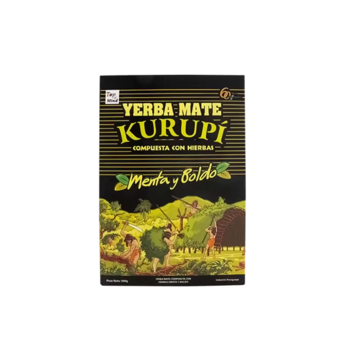 Yerba Mate - KURÍPI MENTA Y BOLDO 500 Gr