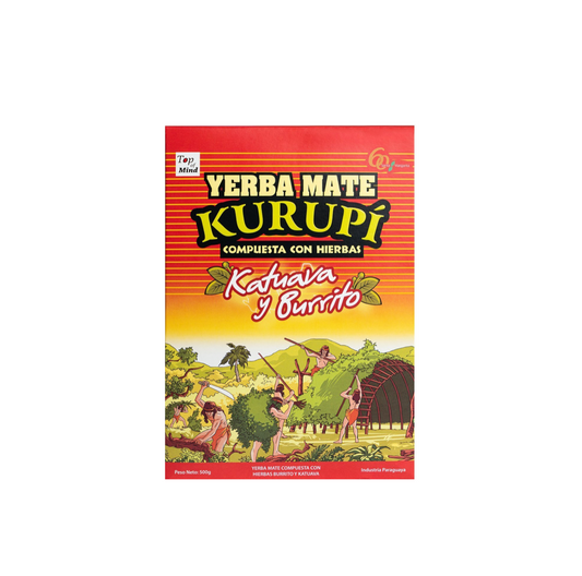 Yerba Mate - KURÍPI KATUAVA Y BURRITO 500 Gr