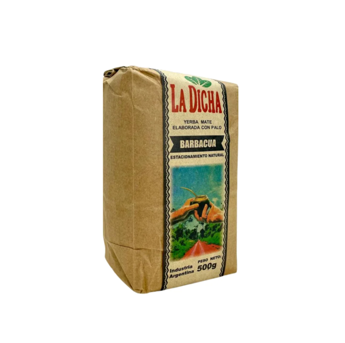 Yerba Mate - LA DICHA BARBACUÁ 500 Gr