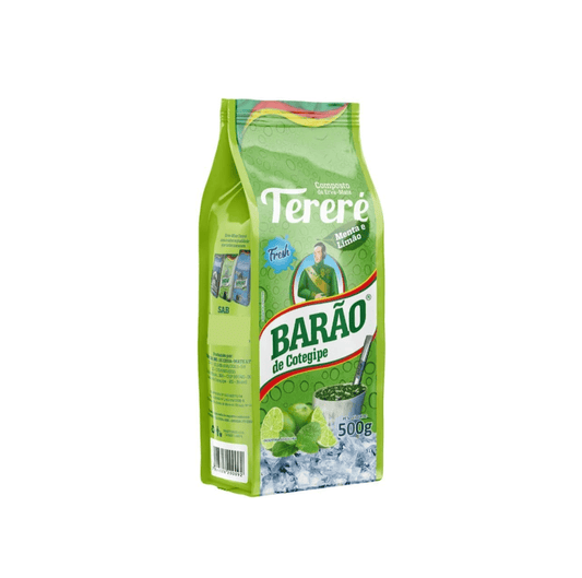 Yerba Mate - BARÃO TERERÉ LIMA Y MENTA 500 Gr