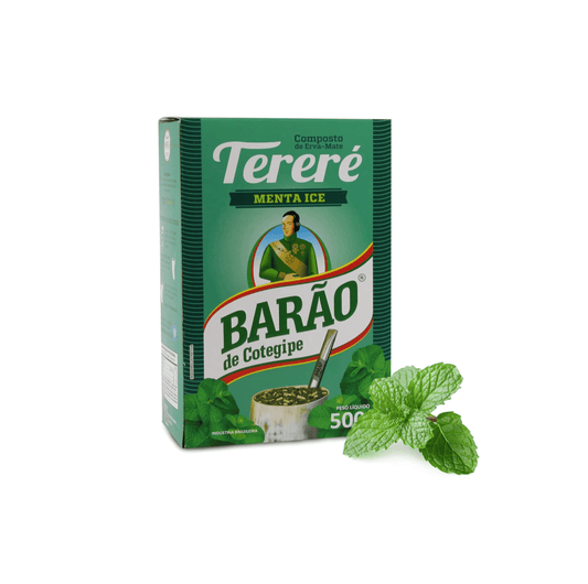 Yerba Mate - BARÃO TERERÉ MENTA ICE 500 Gr