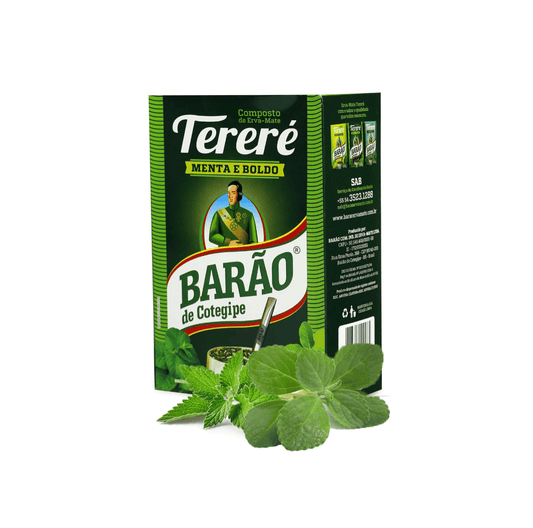 Yerba Mate - BARÃO TERERÉ BOLDO Y MENTA 500 Gr