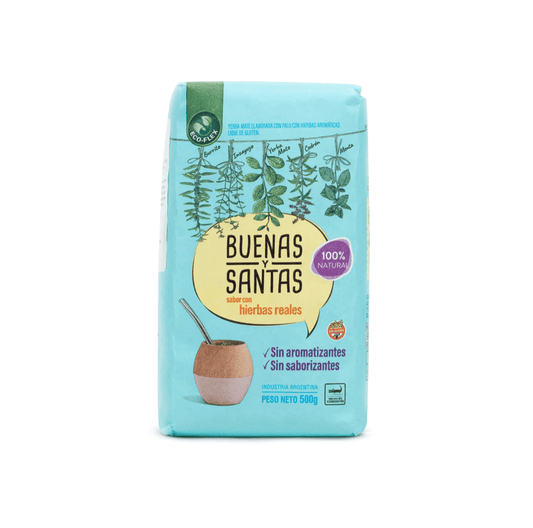 Yerba Mate - BUENAS Y SANTAS con HIERBAS 500 Gr