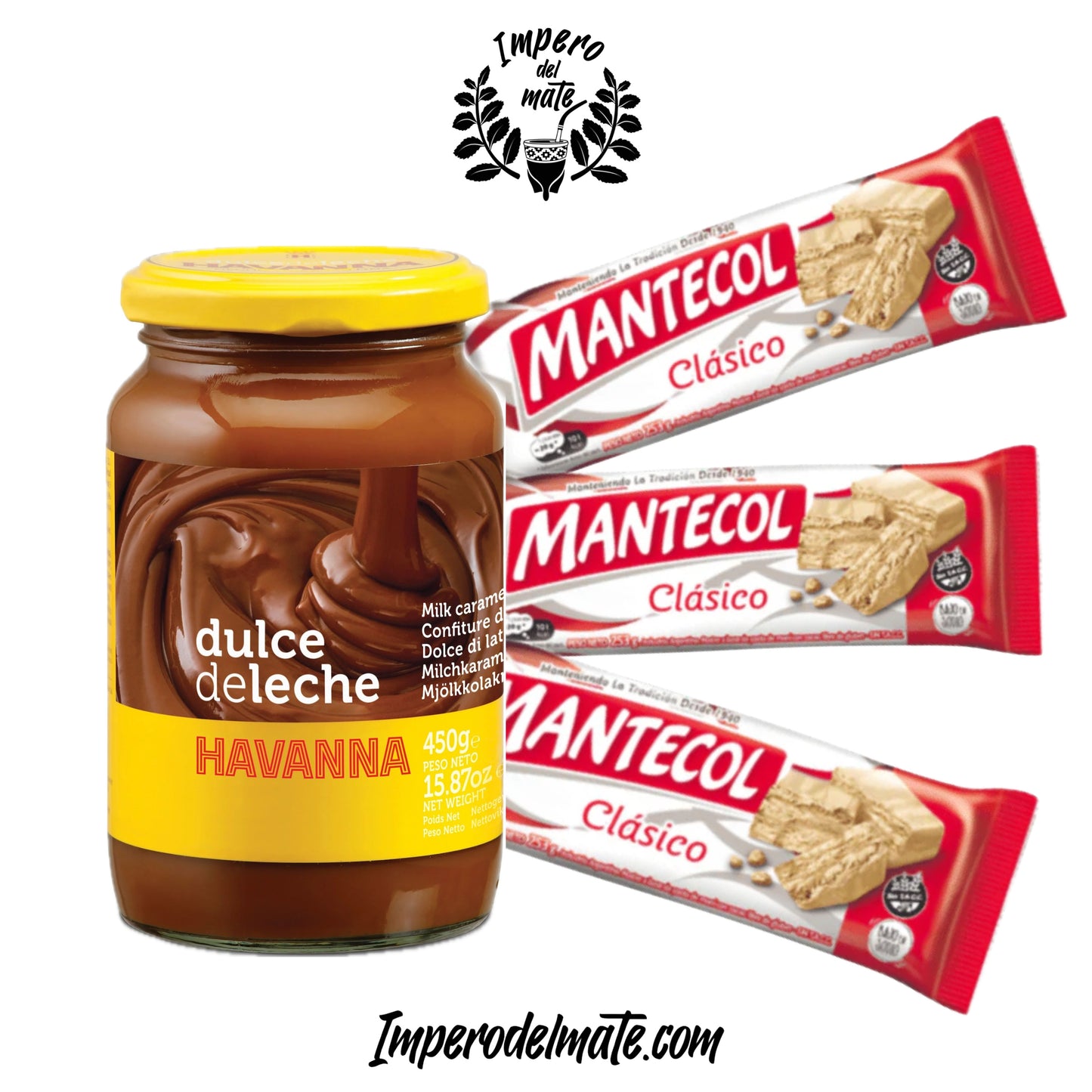 Kit Dulce De Leche 450 Gr + Mantecol 3x