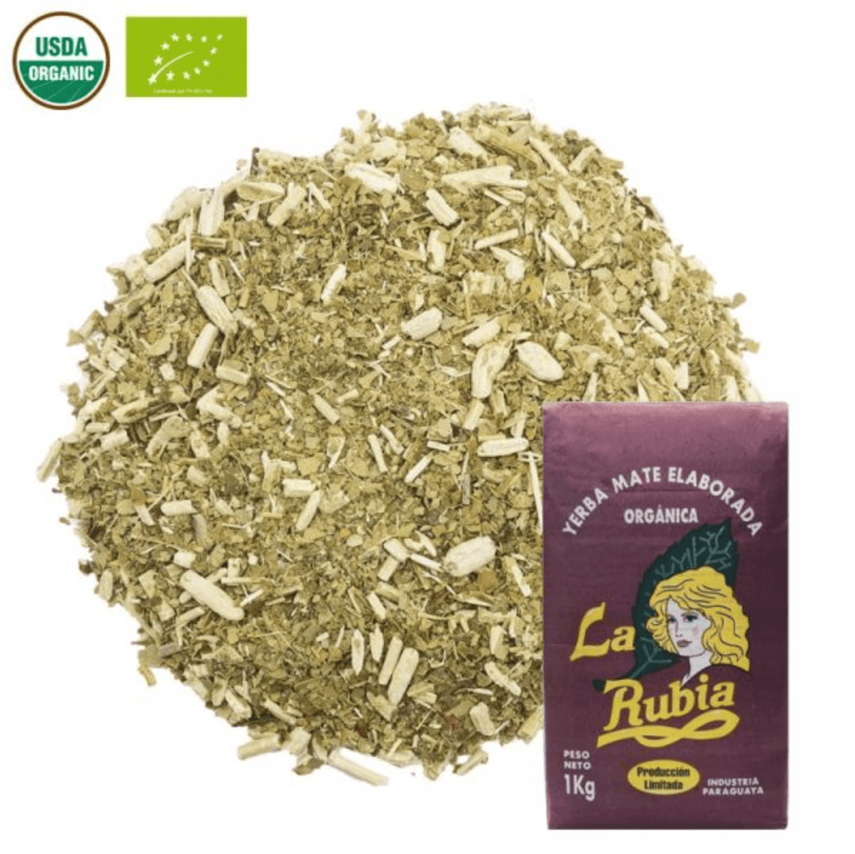 Yerba Mate - LA RUBIA ORGANICA 500 Gr