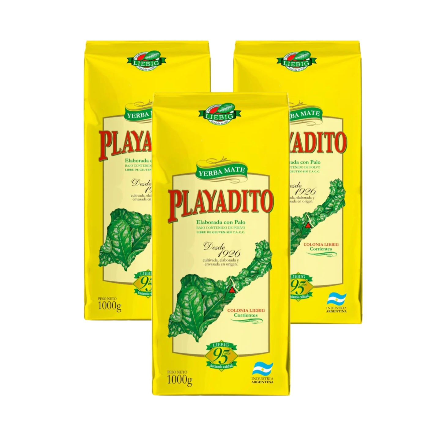 Yerba Mate - Playadito Kit 3Kg