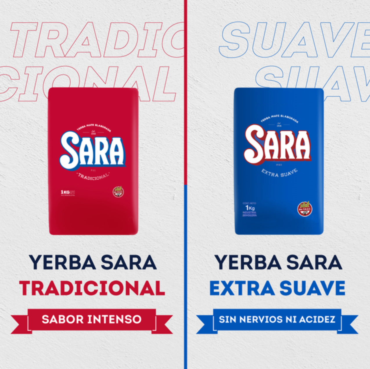 Yerba Mate - Sara Azul 1 Kg