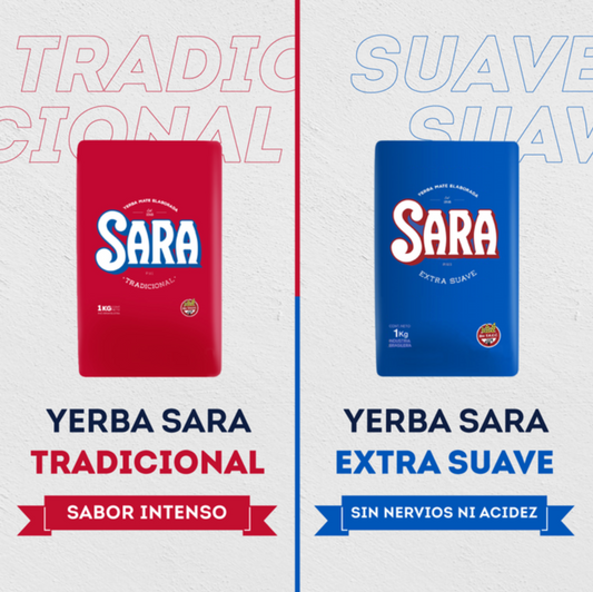Yerba Mate SARA - EXTRA SUAVE 1 Kg.