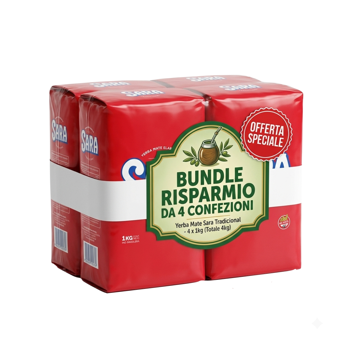 Yerba Mate - Sara Roja 4 Kg