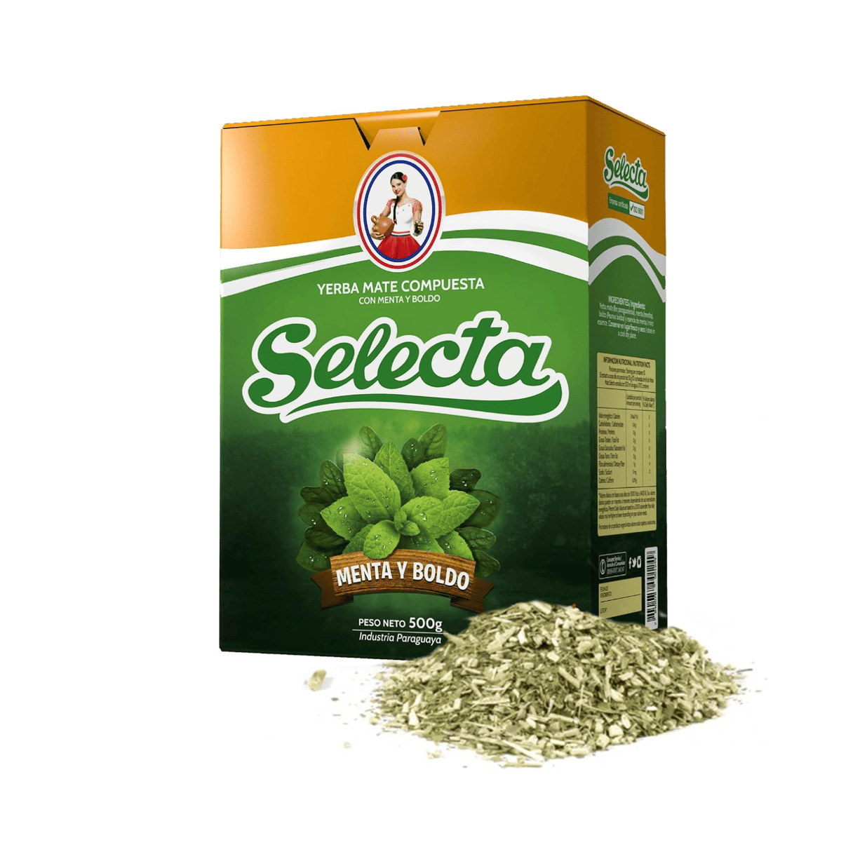 Yerba Mate - SELECTA MENTA Y BOLDO 500 Gr