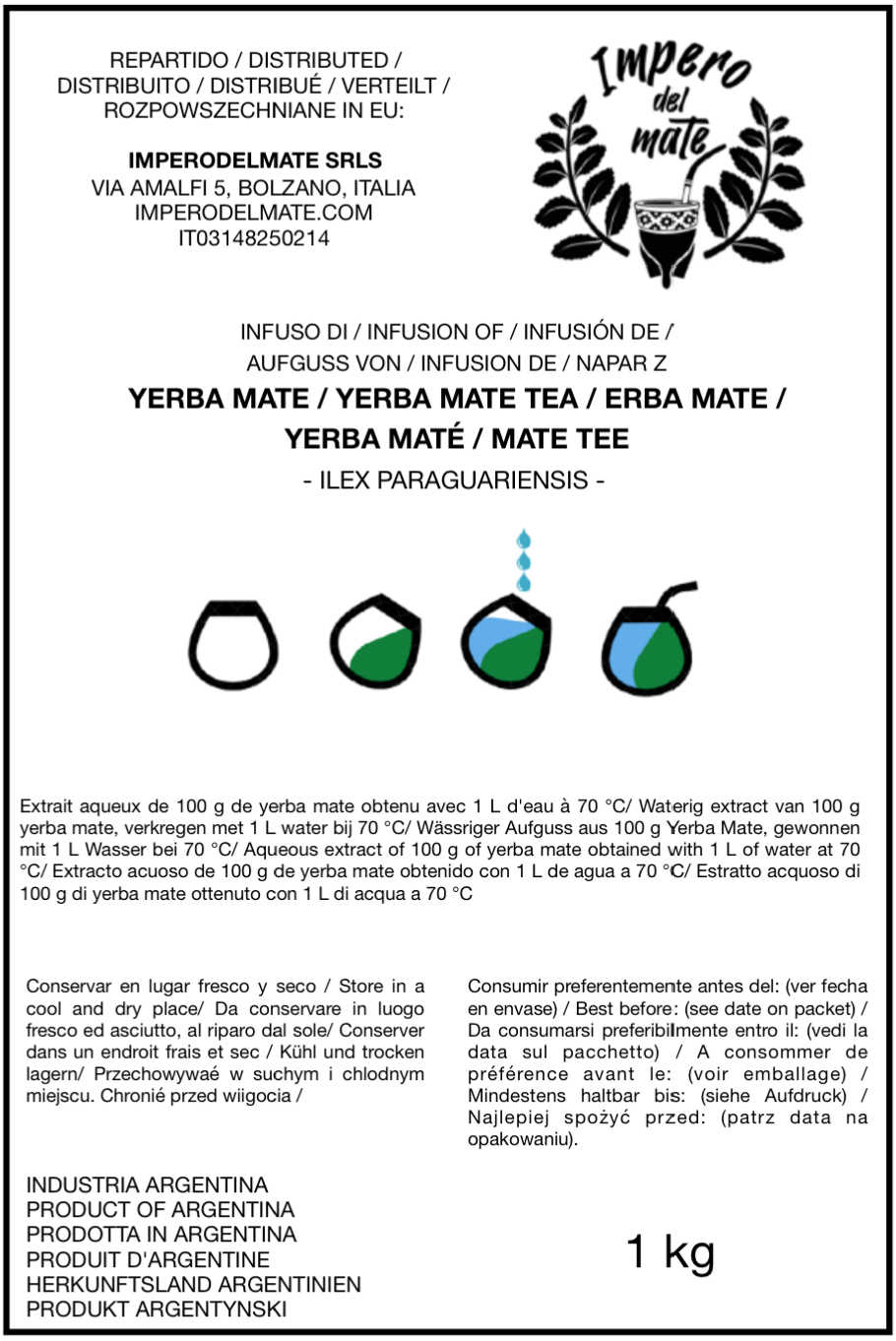 Yerba Mate - Playadito 1Kg - imperodelmate.com
