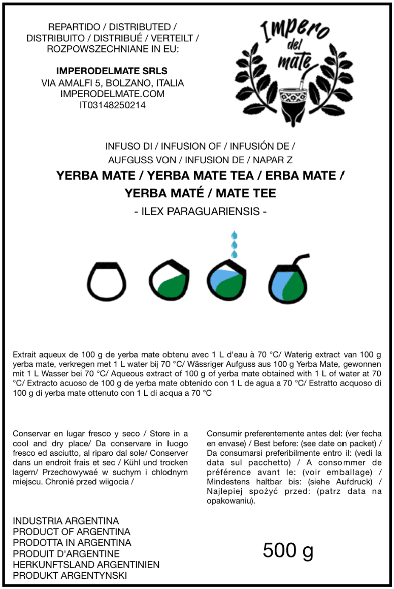 Yerba Mate - La Merced Campo&Monte 500Gr - imperodelmate.com