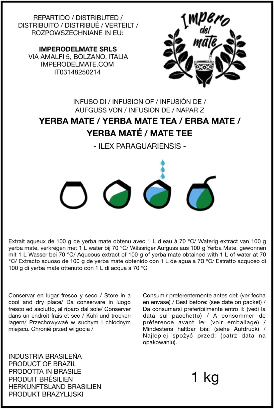 Yerba Mate - Baldo 1Kg - imperodelmate.com