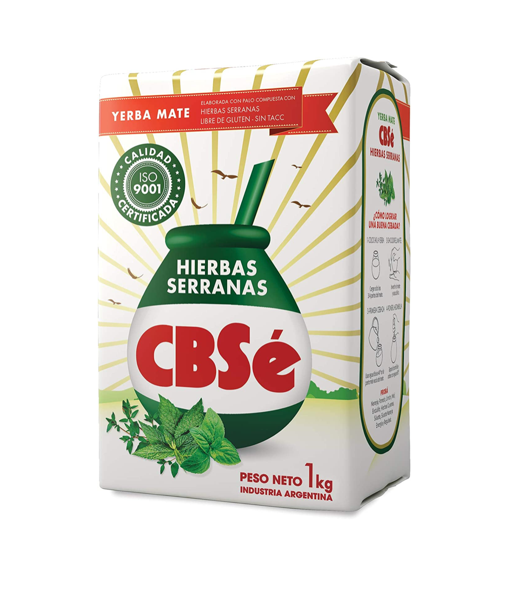 Yerba Mate - CBSè Hierbas Serranas 1Kg - imperodelmate.com
