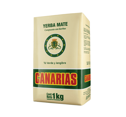 Yerba Mate - Canarias GREEN TEA and GINGER 1Kg
