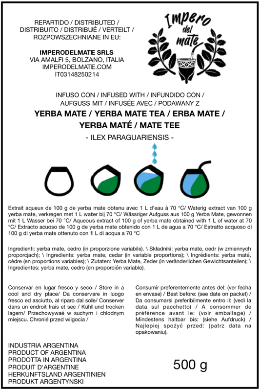 Yerba Mate - Verdeflor Cedron 500Gr - imperodelmate.com